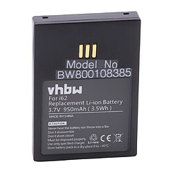 vhbw Li-Ion batterie 950mAh (3.7V) pour combiné téléphonique téléphone fixe Ascom 9D62, D62, i62, i62 Messenger, i62 Protector, i62 Talker