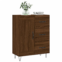 Avis Maison Chic Buffet,Meuble de Rangement,commode pour salon,Cuisine chêne marron 69,5x34x90 cm bois d'ingénierie -MN42605