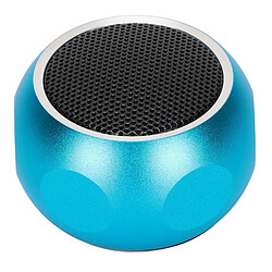 ComfortXL Mini enceinte bluetooth portable mignonne sans fil avec lanière pour douche vélo voiture voyage bleu 