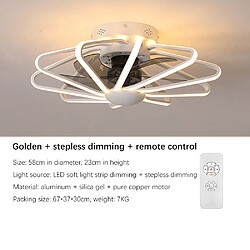 Avis Universal Lampe de ventilateur de plafond de 58 cm, lampe de 220 V, éteinte continue à LED, lampe de ventilateur de salle à manger, lampe de ventilateur LED intégrée pour le salon et la chambre à coucher, blanc