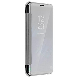 Acheter Avizar Housse Clapet Translucide Samsung Galaxy S8 Plus - Design Effet Miroir - Argenté