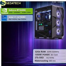 Sedatech PC Gamer Pro • Intel i7-14700KF • RTX4090 • 32Go DDR5 • 2To SSD M.2 • sans OS