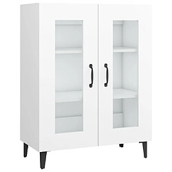 Maison Chic Buffet,Meuble de Rangement,commode pour salon,Cuisine blanc 69,5x34x90 cm bois d'ingénierie -MN67893