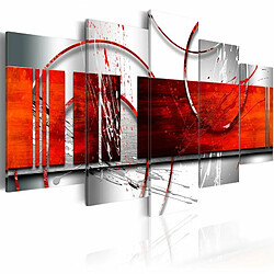 Paris Prix Tableau Imprimé Emphasis : Red Theme 50 x 100 cm 