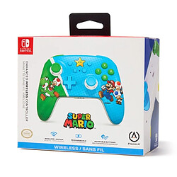 Power A CASQUE PC NINTENDO SWITCH ROUGE ET BLEU + Manette sans fil Bluetooth Améliorée Switch-Mario Super Star Friends