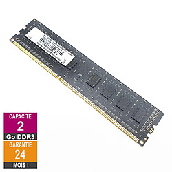 Barrette Mémoire 2Go RAM DDR3 G.Skill F3-10600CL9S-2GBNS DIMM PC3-10600U 1Rx8