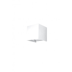 Luminaire Center Applique murale LUCA aluminum blanc ampoules