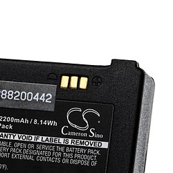 vhbw batterie compatible avec Bixolon SPP-R200/II, SPP-R300, SPP-R400 imprimante photocopieur scanner imprimante à étiquette(2200mAh, 3.7V, Li-Ion)