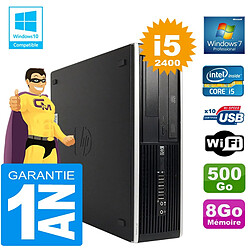 PC HP Compaq 8300 SFF Core I5-2400 Ram 8Go Disque 500 Go Graveur DVD Wifi W7 - Occasion