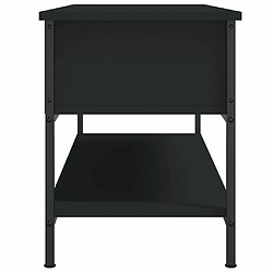 Maison Chic Meuble TV scandinave - Banc TV pour salon noir 100x35x45 cm bois d'ingénierie -MN15952 pas cher