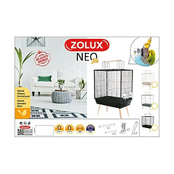 ZOLUX Cage sur pieds pour oiseaux domestiques Neo Jili Noir.