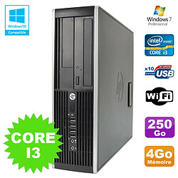 PC HP Elite 8200 SFF Intel Core I3 3.1GHz 4Go Disque 250Go DVD WIFI W7 - Occasion