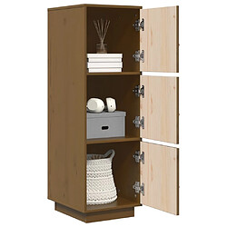 Avis vidaXL Buffet haut Marron miel 34x40x108,5 cm Bois massif de pin