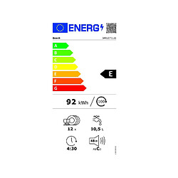 Lave-vaisselle 60cm 12 couverts 48db - sms2iti12e - BOSCH