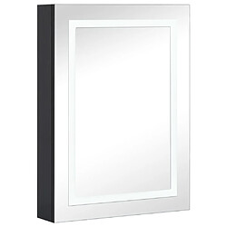 vidaXL Armoire de salle de bain à miroir LED 50x13x70 cm