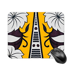 Universal Pad de souris à impression jaune et noir pour ordinateur portable