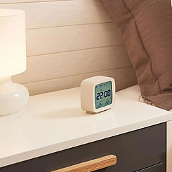 Avis Universal Réveil Bluetooth Thermomètre numérique Surveillance de la température et de l'humidité Horloge lumineuse 3 en 1 Enfant Bébé | Télécommande intelligente (beige 80,3 x 41 x 83 mm)