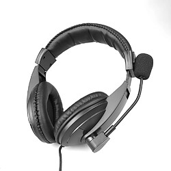 GUPBOO Kebidu S-750 3.5mm Casque Filaire Sport Casque Stéréo avec Micro Adapté aux Téléphones Mobiles, Ordinateurs et PC 