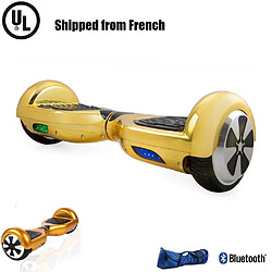 Air Rise Hoverboard 6,5 Pouces Or Bluetooth+ sac de transport+ télécommande