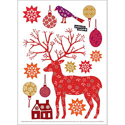 Nouvelles Images Sticker fenêtre Noël ""Le Cerf""