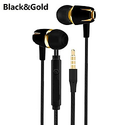 GUPBOO Écouteurs filaires électrolytiques écouteurs intra-auriculaires stéréo avec microphone casque d'appel téléphonique pour Android Ios ONLENY 3.5mm 