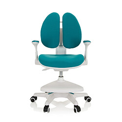 Chaise de bureau pour enfant KID WING Tissu bleu hjh OFFICE