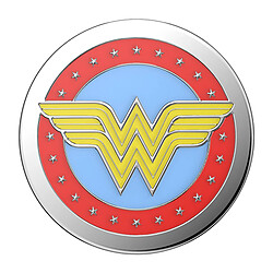 Popsockets PopGrip Wonder Woman pour Smartphone, Bague et Support Universel Blanc