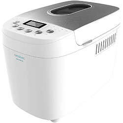 Cecotec machine à pain avec 15 programmes automatiques blanc gris