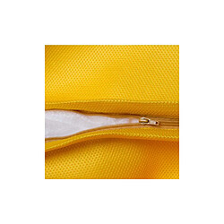 Coussin géant flottant 130x170cm jaune - 30070-40 - JUMBO BAG pas cher