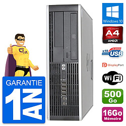 PC HP 6305 Pro SFF AMD A4-5300B RAM 16Go Disque Dur 500Go Windows 10 Wifi · Occasion 