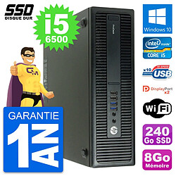 PC HP ProDesk 600 G2 SFF Intel Core i5-6500 RAM 8Go SSD 240Go Windows 10 Wifi · Occasion 