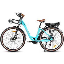 Acheter Vélo électrique SAMEBIKE RS-A07 - moteur 500W batterie 36V13Ah autonomie 40KM freins à disque mécaniques - Bleu Lac