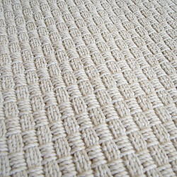 Acheter Thedecofactory BANGALOR - Tapis d'extérieur/intérieur aspect jute blanc D160