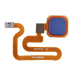 Wewoo Câble Flex de capteur d'empreinte digitale pour Vivo X20 Plus / X20 (Bleu)