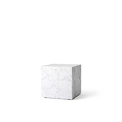 Menu Table Plinth - Marbre blanc - cubic 