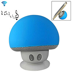 Wewoo Enceinte Bluetooth d'intérieur bleu Haut-parleur en forme de champignon, avec support d'aspiration 