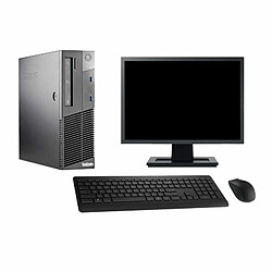 PC Lenovo M93p SFF Ecran 22" Intel i5-4570 RAM 16Go Disque 1To Windows 10 Wifi - Occasion