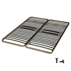 Acheter Ebac Sommier à lattes 2x90x200 C322 - 46 lattes bois - Fabrication française