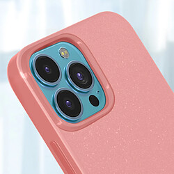 Coque iPhone 13 Pro Silicone Gel Effet Brillant Mercury rose pas cher