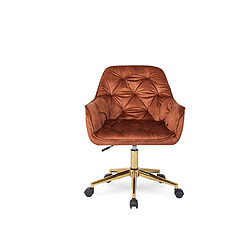 Vivaldi Fauteuil Pivotant MILAN Minerai Velours