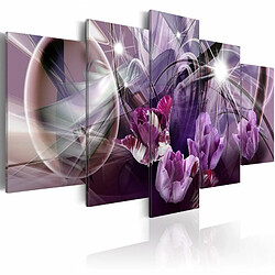 Paris Prix Tableau Imprimé Purple of Tulips 50 x 100 cm 