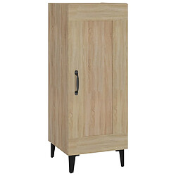 Maison Chic Buffet,Meuble de Rangement,commode pour salon,Cuisine Chêne sonoma 34,5x34x90 cm Bois d'ingénierie -MN50443