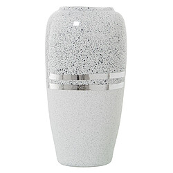 Vase Alexandra House Living Blanc Argenté Céramique 15 x 30 cm