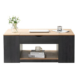 ComfortXL Table Basse Avec Fonction De Levage - 109 Cm, Structure Grise 