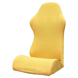 Housse De Protection Pour Fauteuil Pivotant Pour Ordinateur Extensible Jaune pas cher