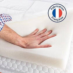 BDREAMS Surmatelas Mémoire de Forme 160x200cm - Qualité Hôtellerie - Fabriqué en France