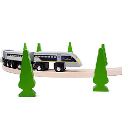 Bigjigs Toys Train en bois - L Eurostar pas cher