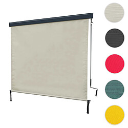 Mendler Store enrouleur vertical HWC-F42, store extérieur, Protection anti-UV 50 ~ 250x180 cm, crème-beige