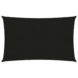 Helloshop26 Voile d'ombrage 160 g/m² noir 2,5 x 4,5 m PEHD 02_0009186