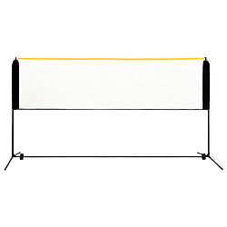 vidaXL Filet de badminton réglable 300x103x94-158 cm Métal